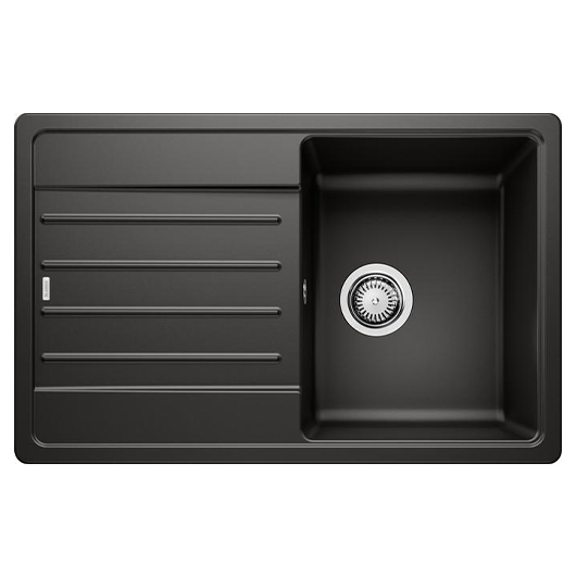 Кухонная мойка Blanco LEGRA 45 S Silgranit черный стоп-вентиль 526083