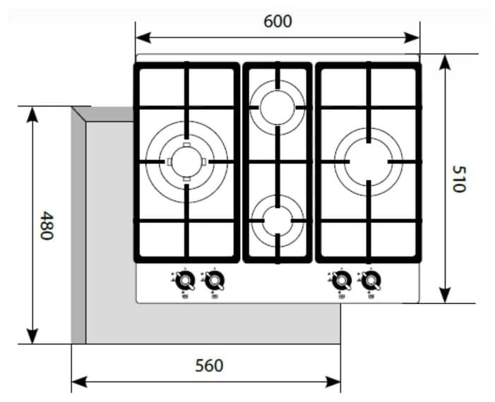 Варочная панель LEX GVE 6043 C IV