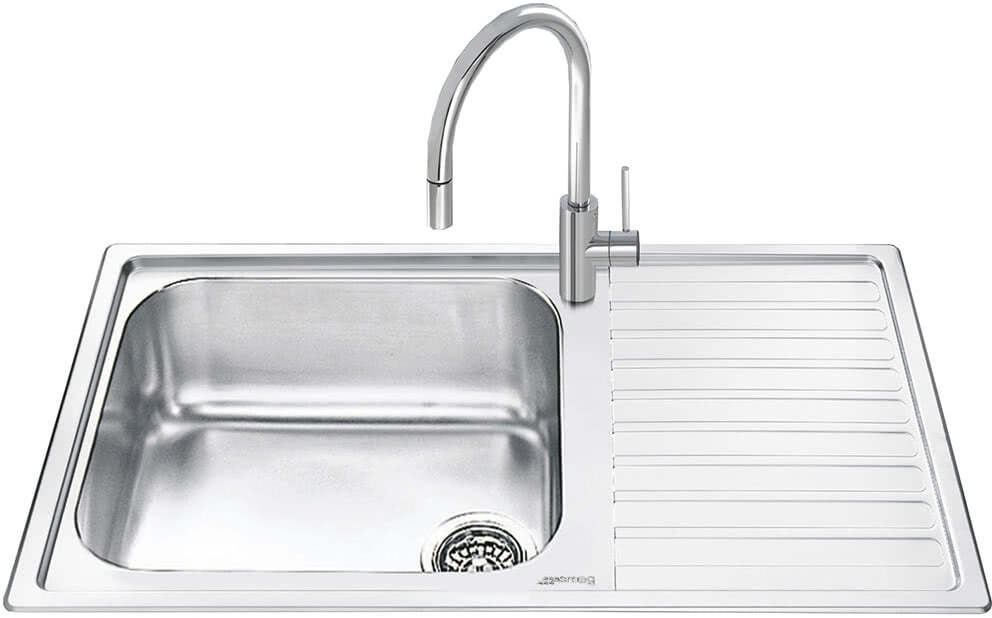 Мойка для кухни Smeg LGM861D-2 микродекор (крыло справа)