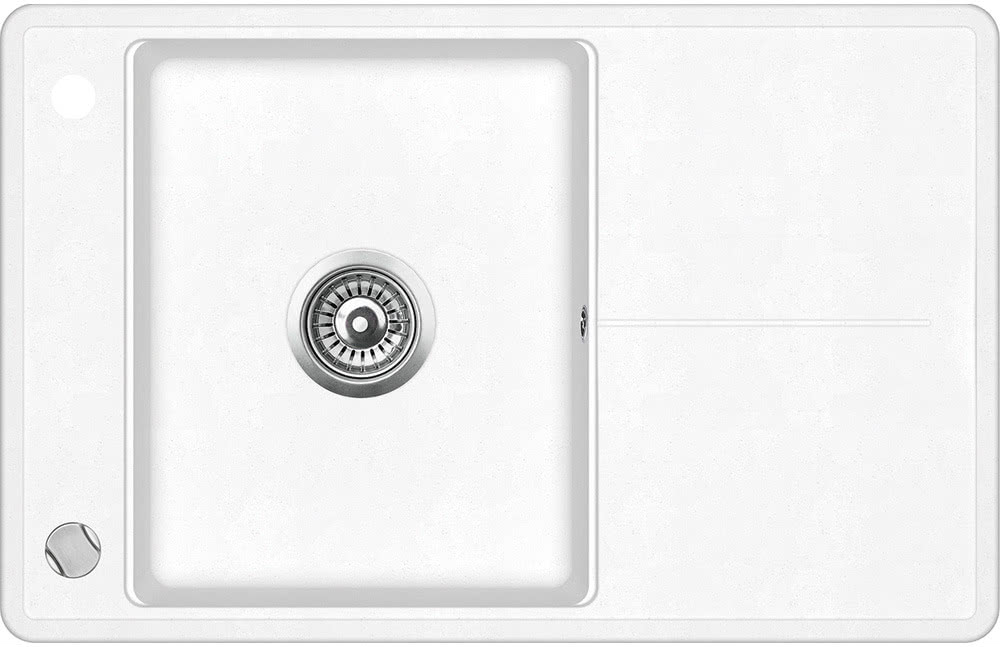 Мойка для кухни Teka Estela 50 B-TQ white, клапан-автомат