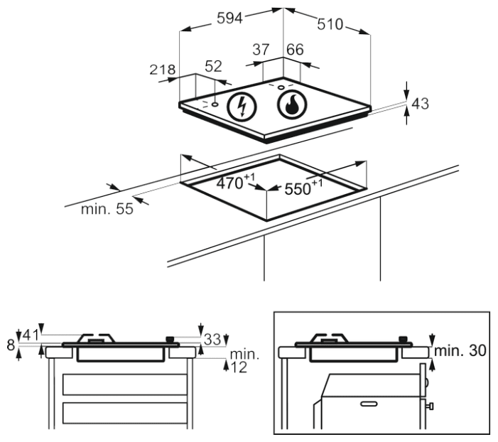 Варочная панель Zanussi GPZ 262 HX