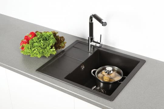 Мойка для кухни Schock Optima 45D Cristalite мокка