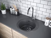 Мойка для кухни Paulmark GELEGEN PM404800-DG графит