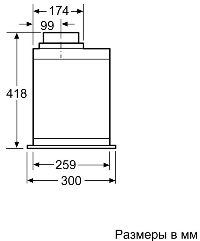 NEFF Встраиваемая вытяжка D55ML66N1