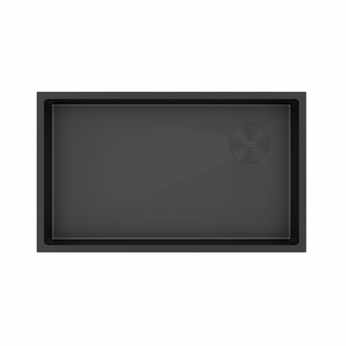 Кухонная мойка Paulmark NEXT-SKEW 74 UNI PM887444-MBN черный матовый