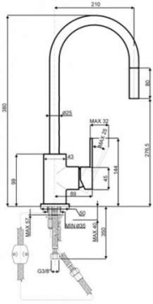 Смеситель для кухни Smeg MID2CR хром