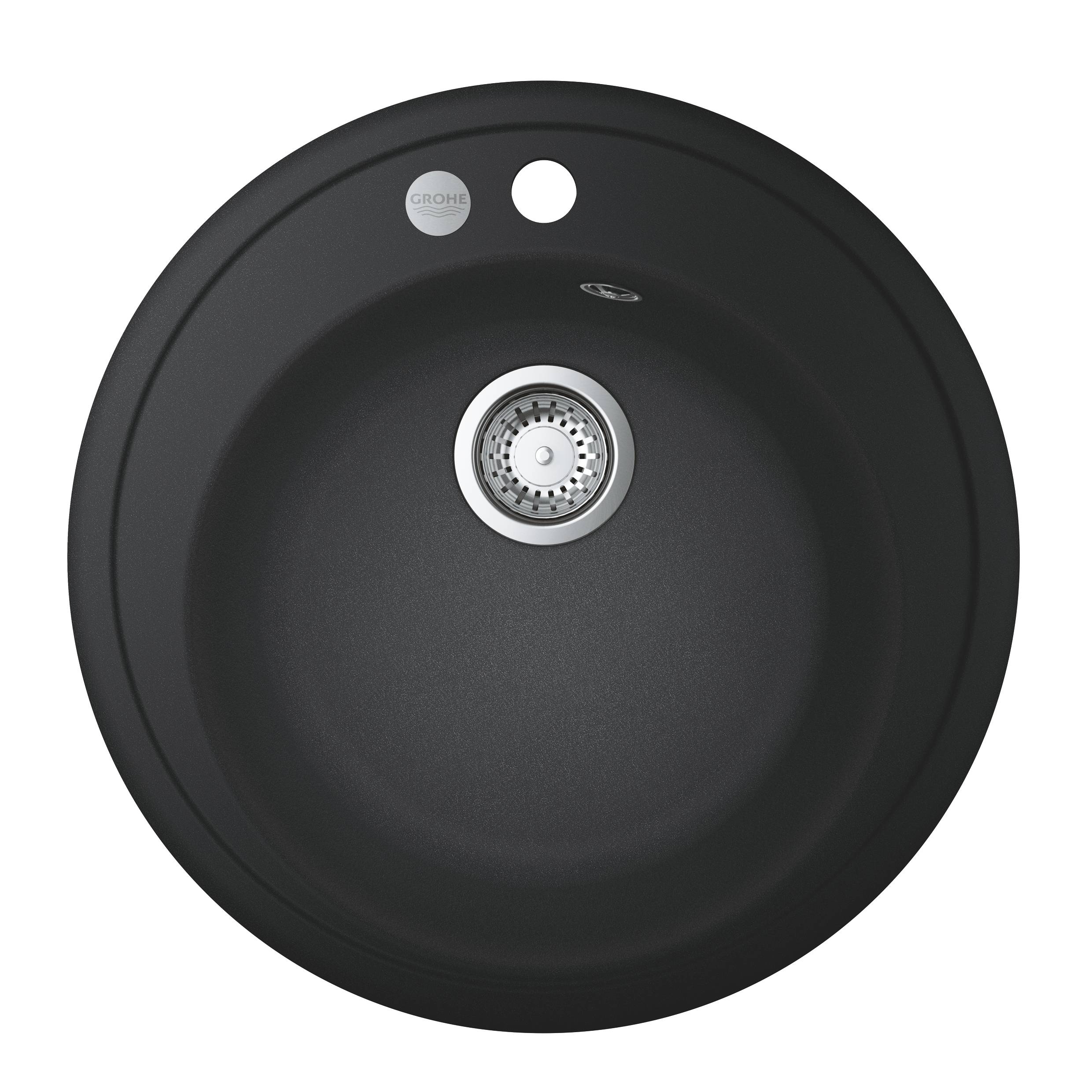 Мойка для кухни Grohe K200 50-C 51 1.0 черный гранит композит (31656AP0)