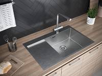 Мойка для кухни Paulmark ATLAN R PM217851-BSR правая нержавеющая сталь