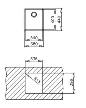 Мойка для кухни Teka Be Linea 34.40 R15 полировка