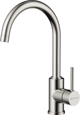 Смеситель для кухни Omoikiri Shinagawa-BN сталь
