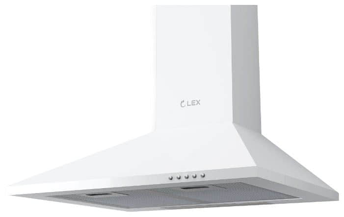Каминная вытяжка LEX BASIC 600 white