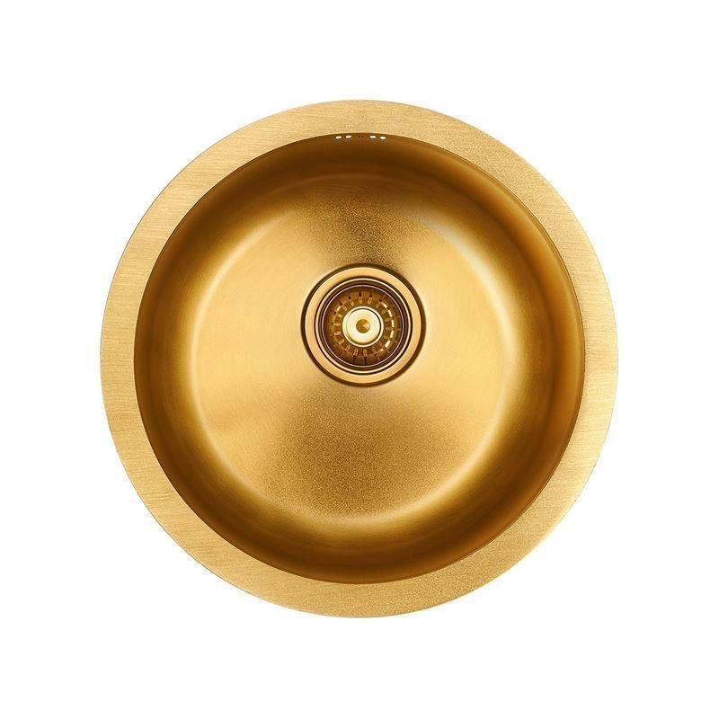 Мойка для кухни Paulmark WERRA PM404646-BG брашированное золото