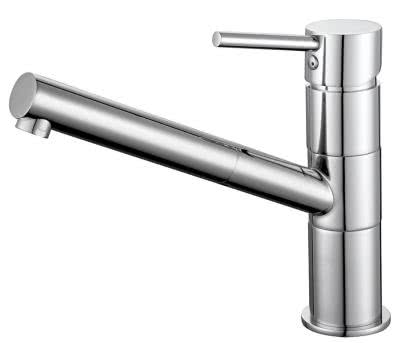 Смеситель для кухни с выдвижной лейкой Iddis Velikan хром
