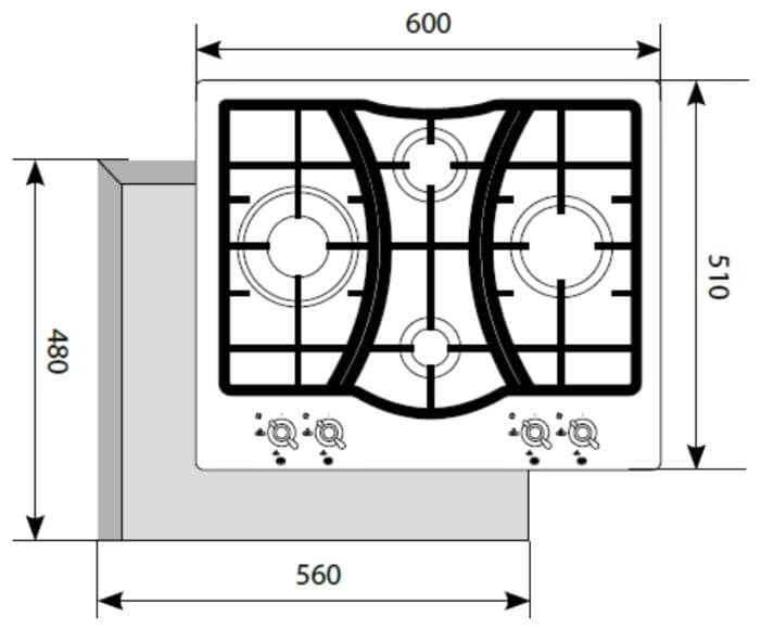 Варочная панель LEX GVE 643C IV