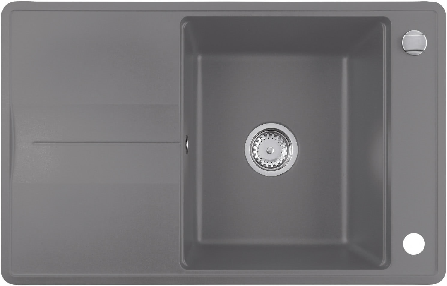 Мойка для кухни Teka Estela 50 B-TQ graphite, клапан-автомат