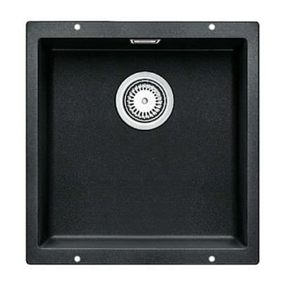 Кухонная мойка Blanco ROTAN 400-U Silgranit антрацит, стоп-вентиль 521332