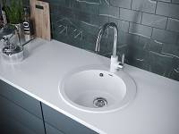 Мойка для кухни Paulmark GELEGEN PM404800-WH белый