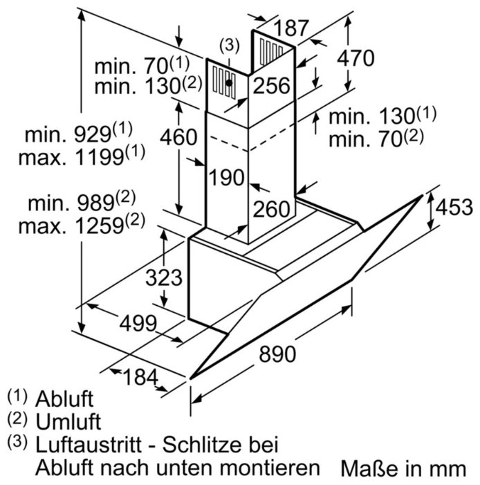Каминная вытяжка Bosch Serie 4 DWK67HM20