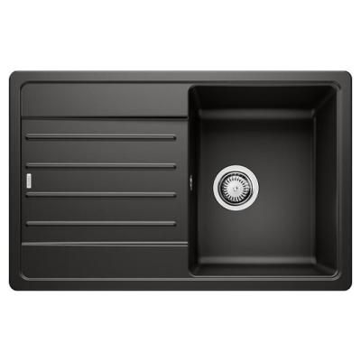 Кухонная мойка Blanco LEGRA 45 S Silgranit черный стоп-вентиль 526083