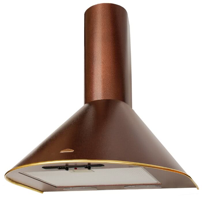 Каминная вытяжка ELIKOR Классика Эпсилон 50 медный антик / золото
