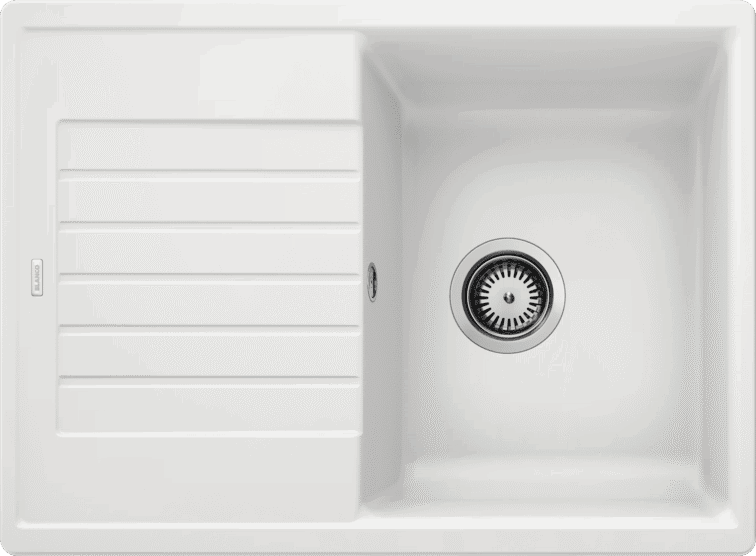 Кухонная мойка Blanco ZIA 45 S Compact Silgranit белый стоп-вентиль 524725