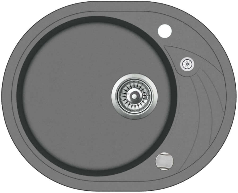 Мойка для кухни Teka Clave 45 S-TQ graphite, клапан-автомат