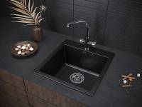 Мойка для кухни Paulmark PRAKTISCH PM105152-BLM черный металлик