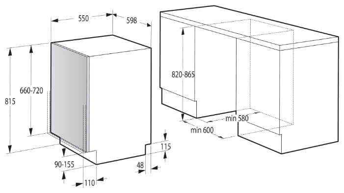 Посудомоечная машина Gorenje GV62010