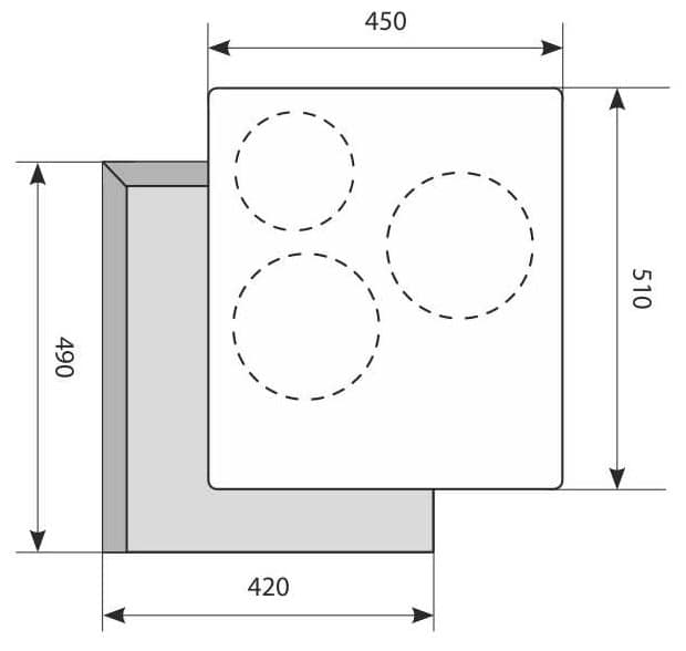 Варочная панель LEX EVH 430 BL