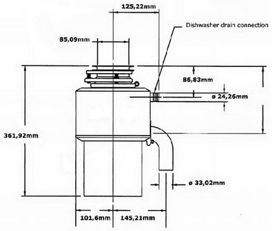 Промышленный измельчитель In Sink Erator LC-50