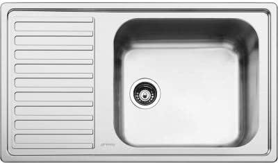 Мойка Smeg LG861S-2 нержавеющая сталь матовая, крыло слева