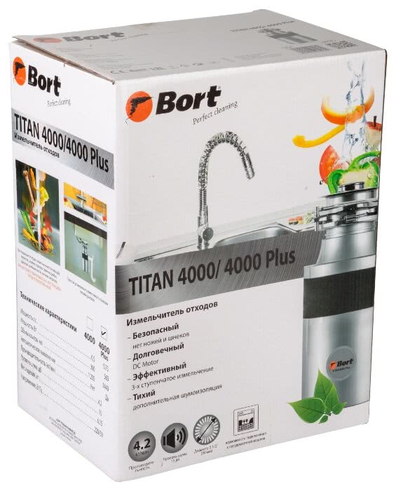 Бытовой измельчитель Bort TITAN 4000 Plus