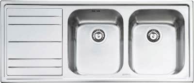 Мойка для кухни Smeg LE116S-2 матовая (крыло слева)
