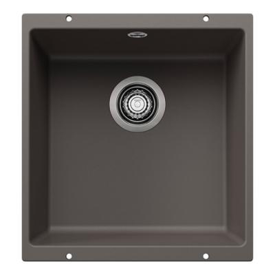 Кухонная мойка Blanco ROTAN 400-U Silgranit  вулканический серый стоп-вентиль 527328