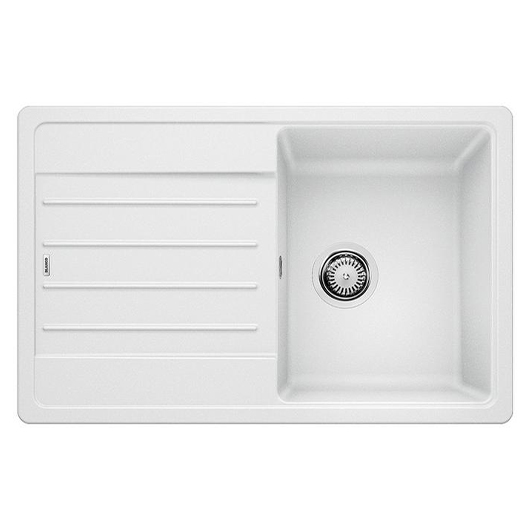 Кухонная мойка Blanco LEGRA 45 S Silgranit белый стоп-вентиль 522203