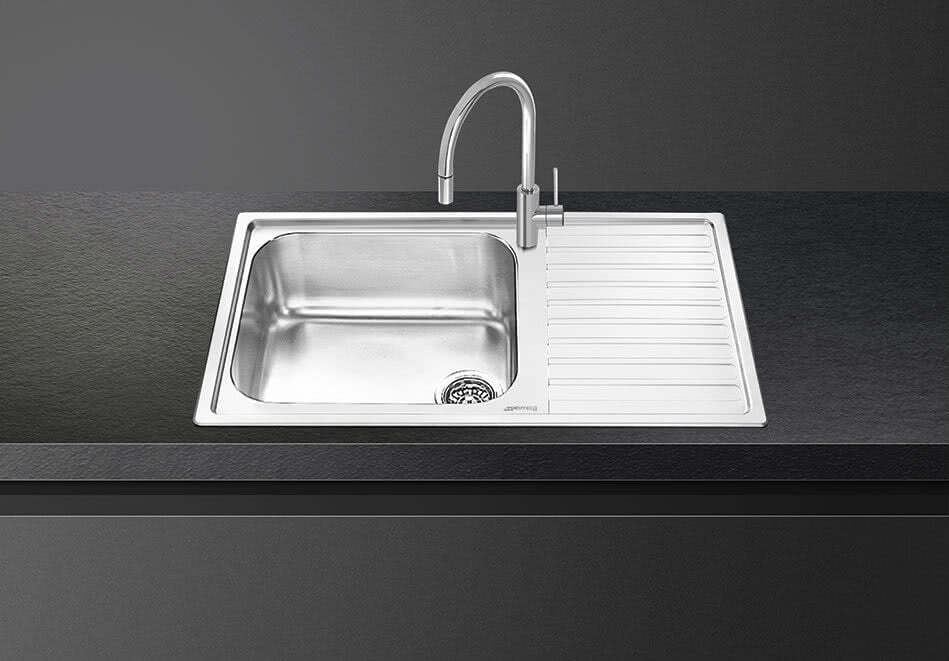 Мойка Smeg LG861D-2 нержавеющая сталь матовая, крыло справа