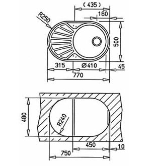 Мойка для кухни Teka DR 77 1B 1D матовая