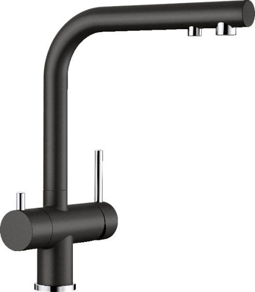 Смеситель для кухни Blanco FONTAS II с подключением фильтра черный 526235
