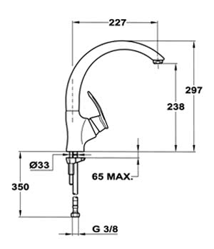 Смеситель для кухни Teka MC-10 PLUS 915 TG бежевый