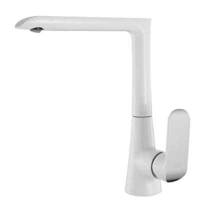 Смеситель для кухни Iddis Calipso белый/хром