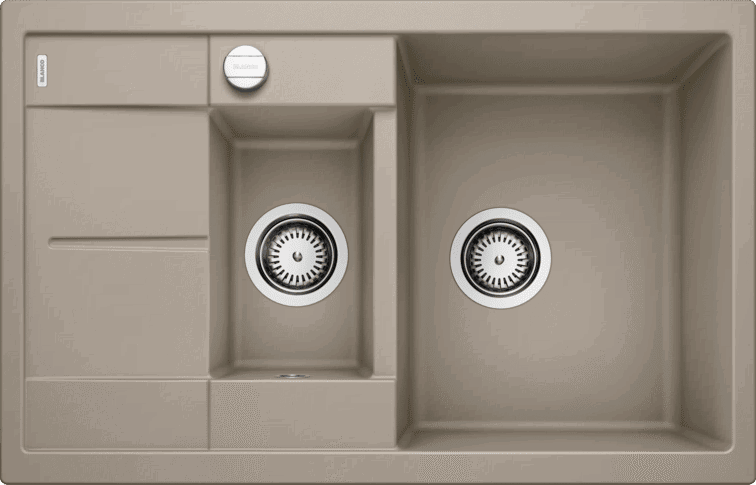 Кухонная мойка Blanco Metra 6 S Compact серый беж клапан-автомат