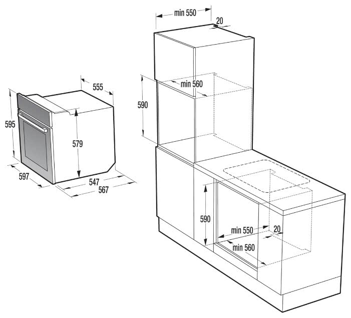 Духовой шкаф Gorenje BO 637E24 BG