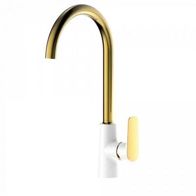 Смеситель для кухни Iddis Cloud CLOWG00i05 золото/белый