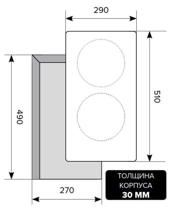 Электрическая варочная панель LEX EVS 320 IX