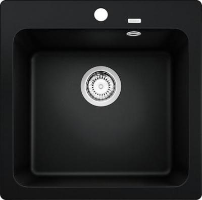 Кухонная мойка Blanco NAYA 5 Silgranit черный стоп-вентиль 526578