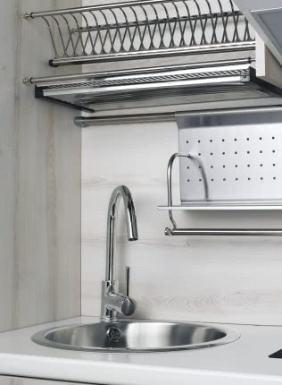 Смеситель для кухни Oulin OL-8006 хром