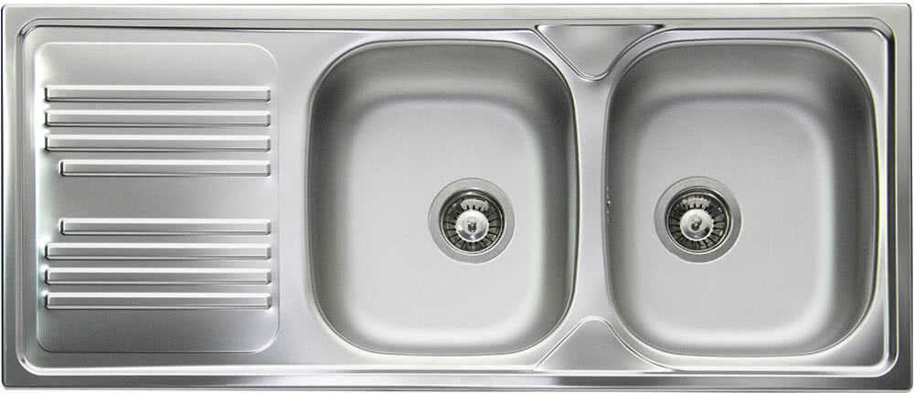 Мойка для кухни Smeg LYP116S нерж. сталь матовая, крыло слева