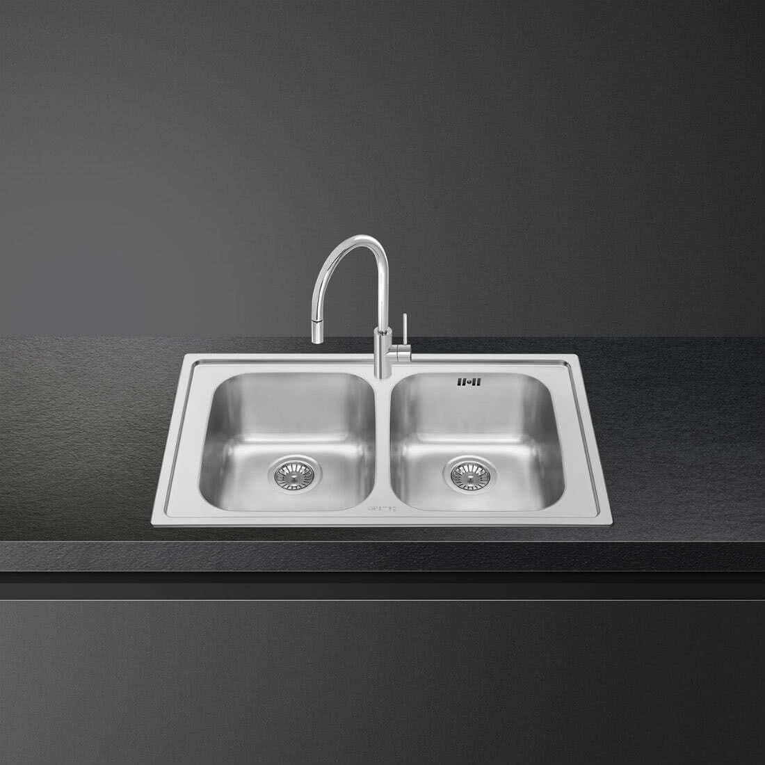 Мойка для кухни Smeg LL862-2 матовая