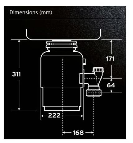 Бытовой измельчитель In Sink Erator Evolution 150