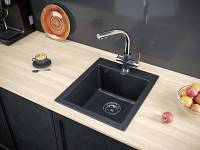 Мойка для кухни Paulmark LEER PM104249-BL черный